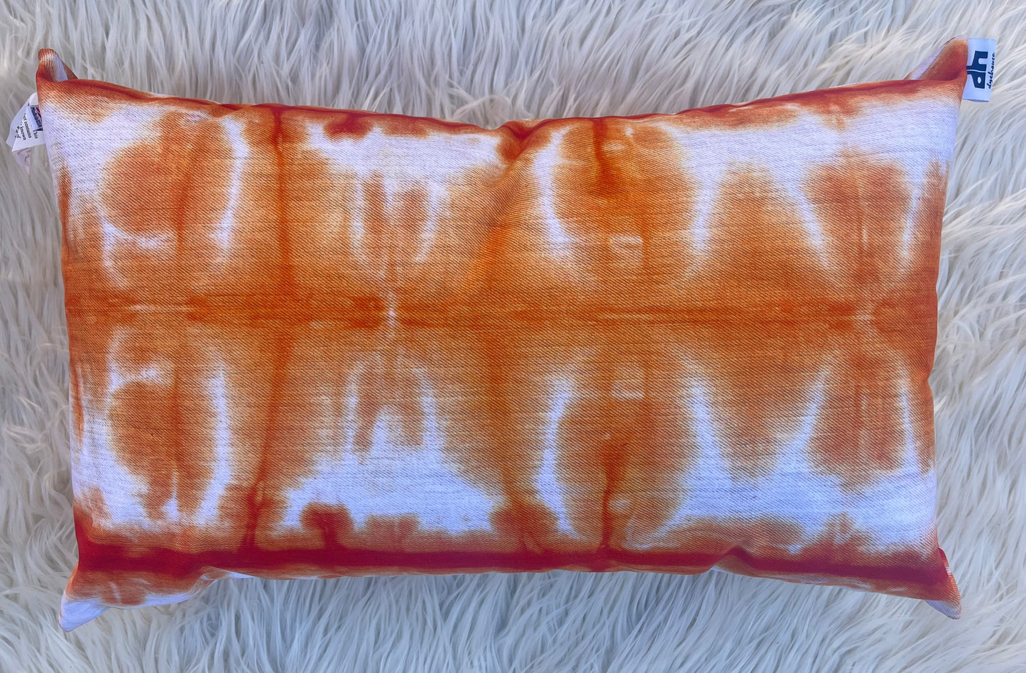 Orange La Jolla Lumbar Pillow