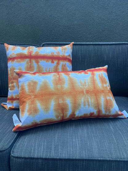 Orange La Jolla Lumbar Pillow